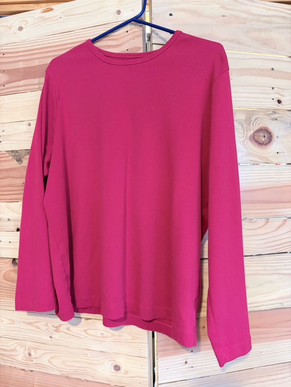 Jones New York Red Long-Sleeve Crewneck Top Size 3X